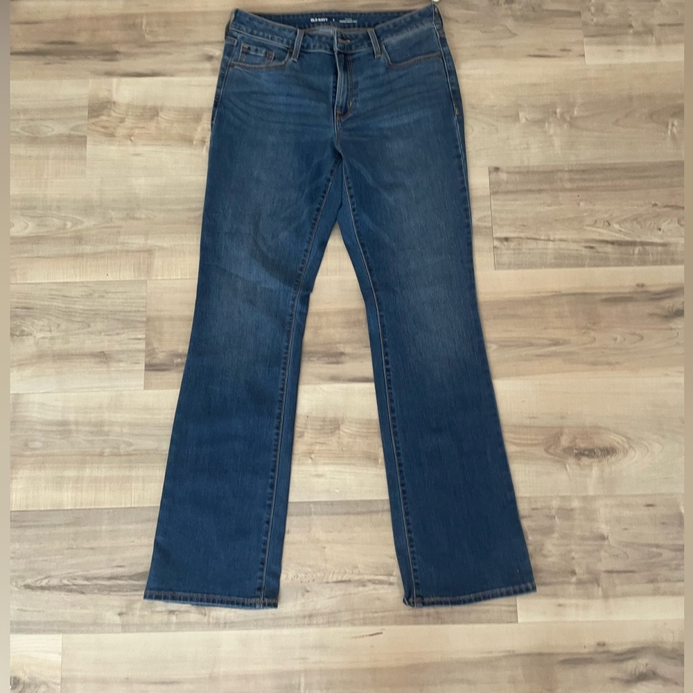 Old Navy Dark Blue Low Rise Boot Cut